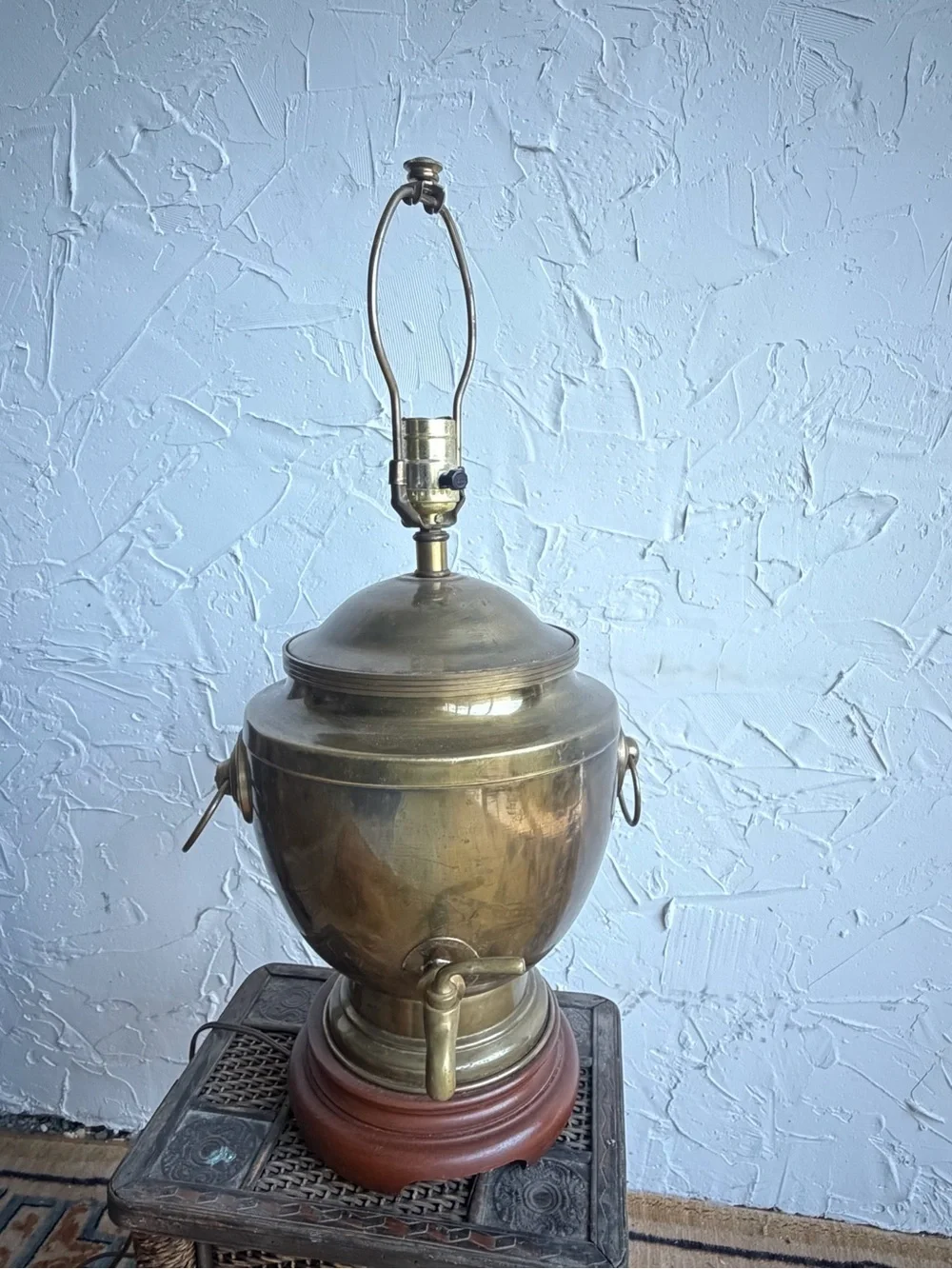 Vintage brass lamp